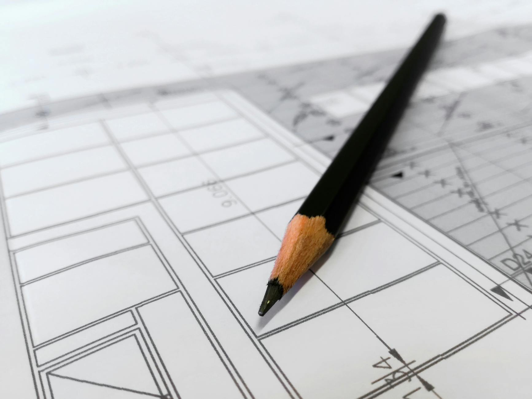 close up photo of black pencil